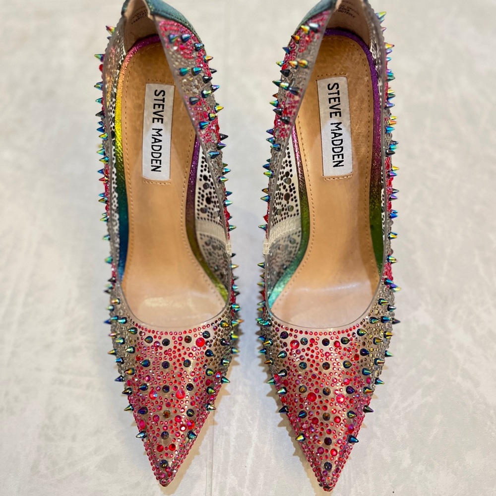 Steve Madden Multicolor Studded Women's Shoes